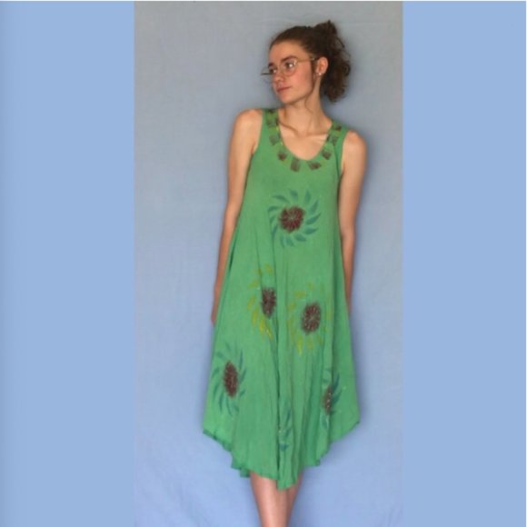 hand painted dress - Picture 1 of 4